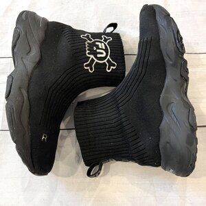 FILA + NUNUNU Black Sock Shoes